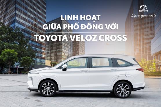 Giá lăn bánh xe Toyota Veloz Cross 2024 mới nhất tại Hà Nội, TP Hồ Chí Minh và các Tỉnh khác