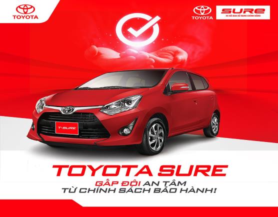 Xe của Toyota Sure được bảo hành thế nào?