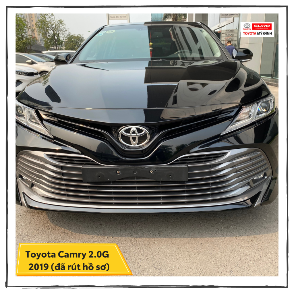 xe cũ Toyota Camry 2.0G 2019 bán tại Toyota Sure Mỹ Đình