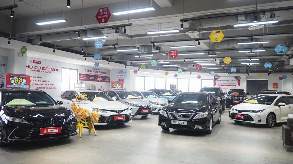 các mẫu xe còn trong kho xe cũ Toyota Sure mỹ đình